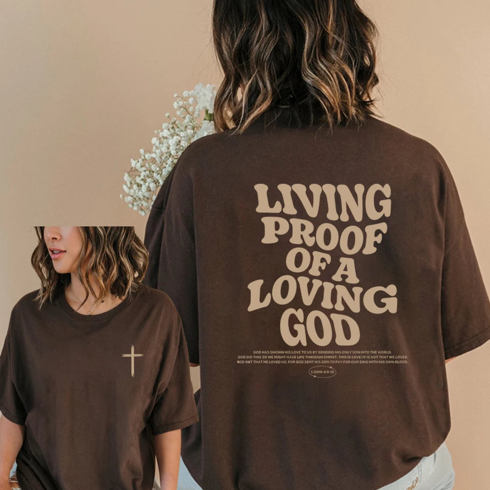 Aesthetic Christian T-Shirt Christian Apparel Brown Jesus